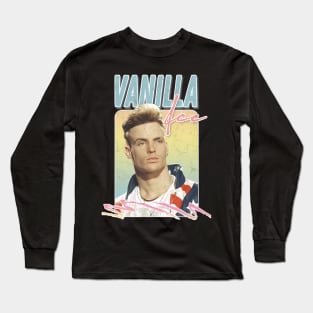 Vanilla Ice / 90s Aesthetic Fan Art Design Long Sleeve T-Shirt